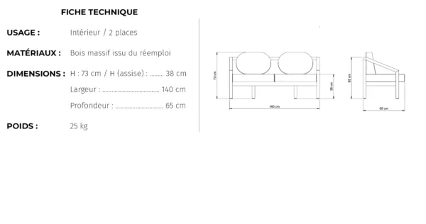 Canapé upcyclé | MUD X UPUPUP – Image 7