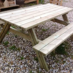 Table de Pique-nique 6+2 Personnes | Solid'Activ